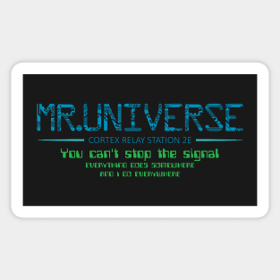 Mr Universe Sticker